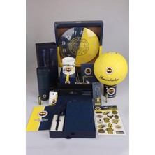 x Dekomus Lisanslı Fenerbahçe Özel Kutulu Premıum 20 Parça Full Yetişkin Seti Saat,termos,futbol Topu