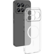 Forzacase Xiaomi Poco F8 Ultra ile Uyumlu Clearmag Serisi Magsafe Özellikli Kristal Şeffaf Sert Kılıf