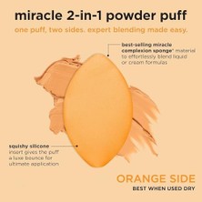Bg Store Techniques 4 Paket Mucize 2'si 1 Arada Puflar, Çift Taraflı Makyaj Karıştırma Pufu, Tersinir Elastik Bant, Hassas Makyaj Süngeri ve Pudra Pufu, Sıvı, Krem ve Toz Ürünleri Için