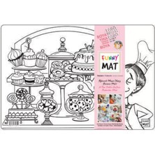 Renas Store Funny Mat - Pastane 33,5X48CM