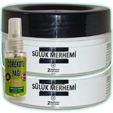 Kap Kaç Sülük Merhemi Bakım Kremi 2X50 Ml+30 ml Çörek Otu Yağ ile
