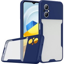 Renas Store Xiaomi Poco M5 Kılıf Platin Silikon - Lacivert