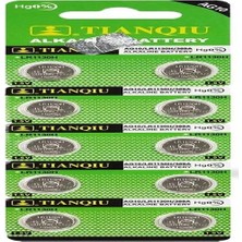 Renas Store Buton Pil - Saat Lazer Hesap Makinesi Pili 10LU Paket  AG10  - LR1130H - 389A -1.55V