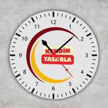 Çılgıntrend Kişiselleştirilebilir Resimli ve Isimli Metal Saat - Özel Tasarım Hediye Duvar Saati