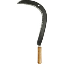 Zargana Dövme Çelik Ahşap Saplı Orak 49X26 cm