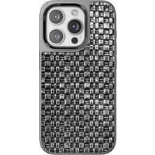 Uravas Store Venco Apple iPhone 15 Pro Max Brand Kapak - Gümüş