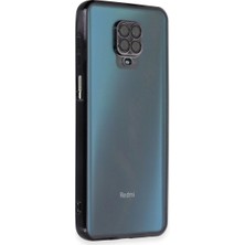 Küçük Hazine Xiaomi Redmi Note 9 Pro Kılıf Razer Lensli Silikon - Siyah