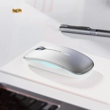 Renas Store Inphic M5 Kablosuz Fare Şarj Edilebilir Sessiz Kullanım 2.4g Işıklı USB MOUSE-(5775)