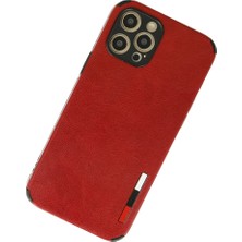 Renas Store Newface Iphone 12 Pro Kılıf Loop Deri Silikon - Kırmızı