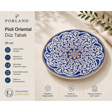 Porland Pioli Oriental Düz Tabak 25CM