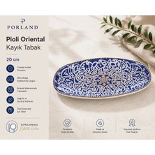 Porland Pioli Oriental Kayık Tabak 20CM
