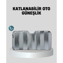 Renas Store Araba Güneşliği Alüminyum Yansıtıcı Yüzeyle Etkili Isı Koruması