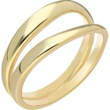 Iki Halka Yüzük 718847 Gold