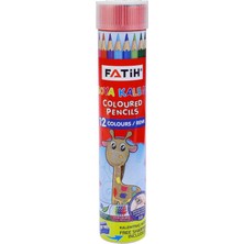 Fatih FA33114 Kuruboya Kalemi Tüplü 12 Renk Tam Boy