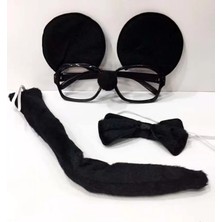 Renas Store Mickey Mouse Gözlüğü Papyonu Kuyruğu Seti