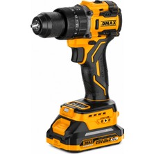 Dmax DMX3005 20V Akülü Darbeli Matkap Vidalama 65 Nm Fırçasız 13MM Çift Akülü