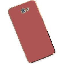 Renas Store Newface Samsung Galaxy J7 Prime Kılıf Volet Silikon - Kırmızı