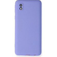 Küçük Hazine Samsung Galaxy A01 Core Kılıf First Silikon - Lila