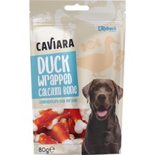 Caviara Ördek Etli Kalsiyum Kemik Köpek Ödül Maması 80 gr