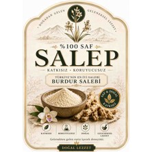 Burdur Doğal 100 % Saf Sahlep ( 100 gr ) Toz Salep Meşhur Burdur Bucak Sahlebi Dondurma Salebi