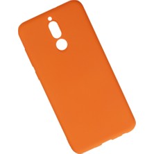 TeknoKapsül Mate 10 Lite Kılıf Nano Içi Kadife Silikon - Turuncu