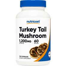 Nutricost Turkey Tail Mushroom 1,200 Mg 60 Servings