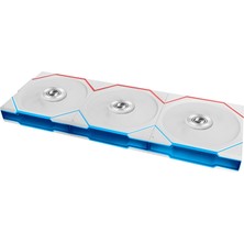 Lian Li Uni Fan Tl Flex Kablosuz Fan, Argb - 120 Mm, Beyaz, Kumandalı 3'lü Paket