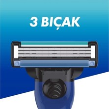 MarkEntegra Gillette Mach3 Start Tıraş Makinesi + Yedek Tıraş Bıçağı Ergonomik Tasarım ile Hassas Tıraş