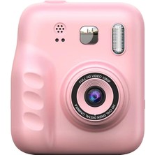 Renas Store Dijital Fotoğraf Çıkaran Video Kaydedici Taşınabilir Anında Baskı Çıkaran Çocuk Kamerası Pembe