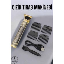 Renas Store Profesyonel Şarjlı Saç ve Sakal Şekillendirici Çizik Tıraş Makinesi