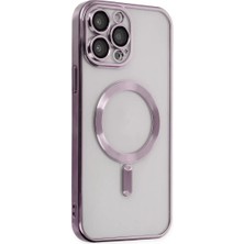 Renas Store Newface Iphone 13 Pro Max Kılıf Kross Magneticsafe Kapak - Mor