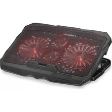 Renas Store Laptop Soğutucu 4 Fan LED - Siyah HD2008