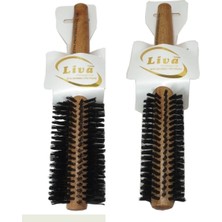Renas Store Liva 540-350 Saç Fırçası Yanmaz Profesyonel Fön Fırçası 2 Adet