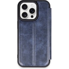 Magicool Iphone 14 Pro Kılıf Flip Cover - Lacivert