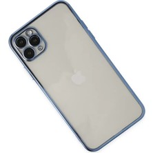 Renas Store Newface Iphone 11 Pro Kılıf Razer Lensli Silikon - Açık Mavi