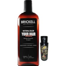 TeknoKapsül Brickell 237 ml Erkeklere Özel Saçsakal Beyazlıkgiderici Şampuan + Caraboa Erkekler Için Büyütücükalınlaştırıcı Xxxlkrem