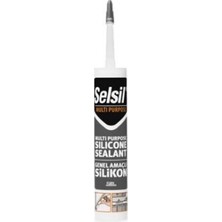 Ttt Siyah Universal Silikon - 280 gr - Dolgu Silikonu