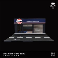 Moreart MO941104 1:64 Kfc Fast Food Restoranı LED Işıklı Diorama Model Araç Sergileme Standı