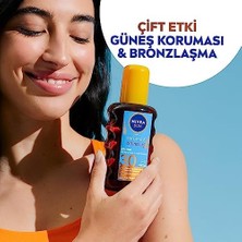 Bg Store Sun SPF30 Koruma & Bronzluk Güneş Yağı Spreyi (200 Ml), Doğal Pro-Melanin Özleri ile Doğal Bronzluk, Yüksek Güneş Koruması, Bronzlaştırıcı ve Güneş Koruyucu Güneş Kremi