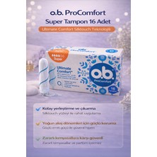 TeknoKapsül O.b. Procomfort Super Tampon 16LI 1 Paket Ultimate Comfort Silktouch Teknolojili