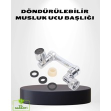 Astraltech 1080° Dönebilen Musluk Ucu – Su Tasarruflu, Esnek ve 360° Çift Eksenli Başlık