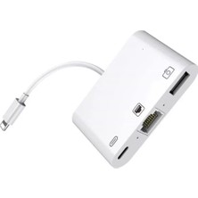 Renas Store ZR461 NK107 Lightning Çoklu Ethernet Adaptör