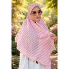 ALDAIYR Jakarlı Pamuk Caz Eşarp 120X120 Pamuk
