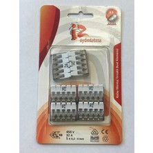 Vidyu Wago Klemens Tırnaklı 5'li 4mm 6'lı Paket AP104A