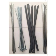 Eym Home Mangal Seti (55 Cm) - 6 Adana Kebap Şişi , 10 Ciğer , 10 Kuşbaşı , 10 Kare Şiş