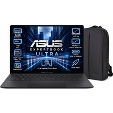 Asus Expertbook Ultra X7 358H 14" Dokunmatik OLED 64GB Ddr5 1tb SSD Windows 11 Home Dizüstü Bilgisayar + Shopimode Çanta