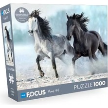 Renas Store Blue Fus Horses (Atlar) - 1000 Parça