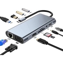 Renas Store ZR44/A Type-C 11 In 1 Gigabit Hdtv Çevirici