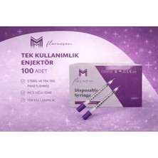 TeknoKapsül 30G x 8mm 1 ml Tek Kullanımlık Hassas Uçlu Insülin Enjektörü 100 Adet 1 Kutu