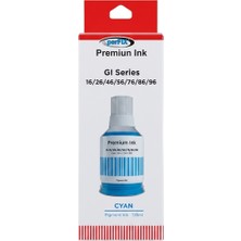 Kap Kaç Perfıx Canon  Pf GI-46C - GI-56C  Mavi  Şişeli   Mürekkep 130ML